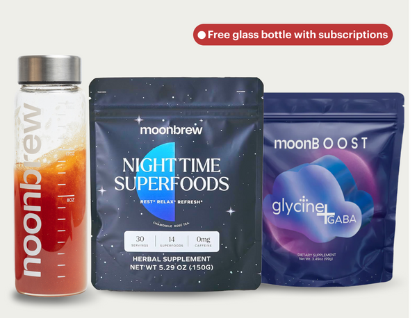 30 Servings MoonBrew Extra Strength w/ Free Glass Shaker Bottle