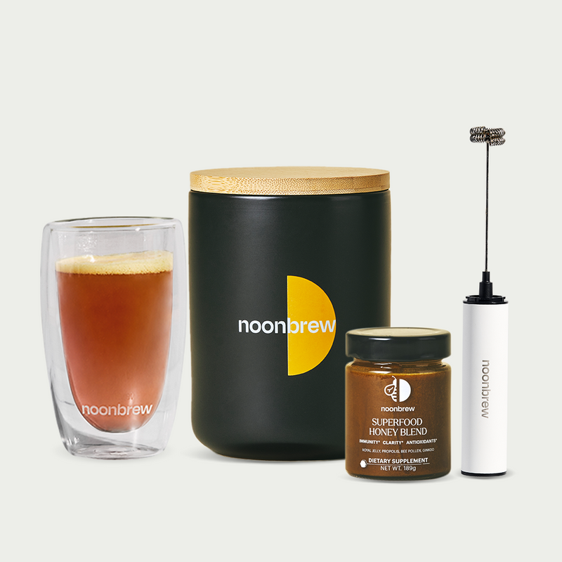 Add Ons Bundle - Honey + Frother + Storage Container + Double Walled Glass